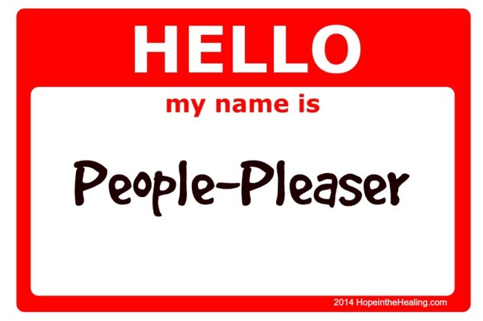people-pleasing