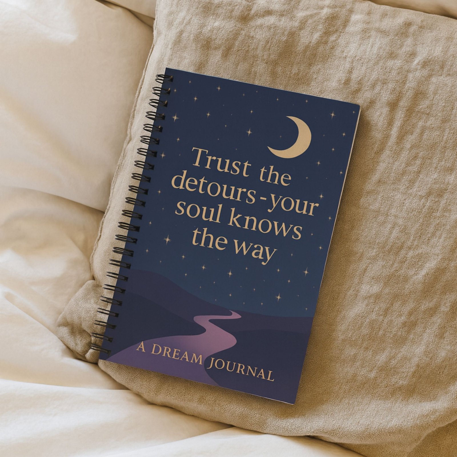 Trust the Detours – Dream Journal for Manifestors, Intuitives & Alignment Seekers | Spiritual Gift for Mindful Souls