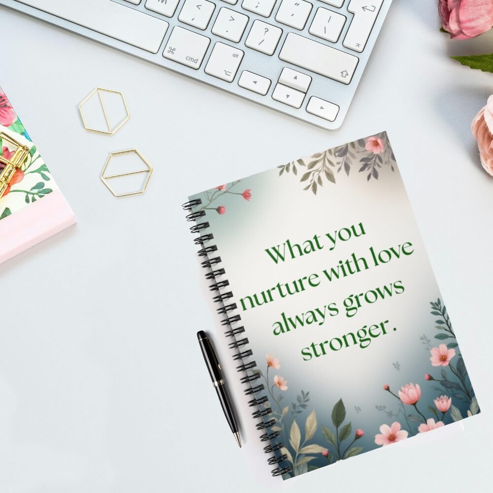 What You Nurture with Love Always Grows Stronger – Manifestation Journal for Mindful Souls & Spiritual Gift Seekers