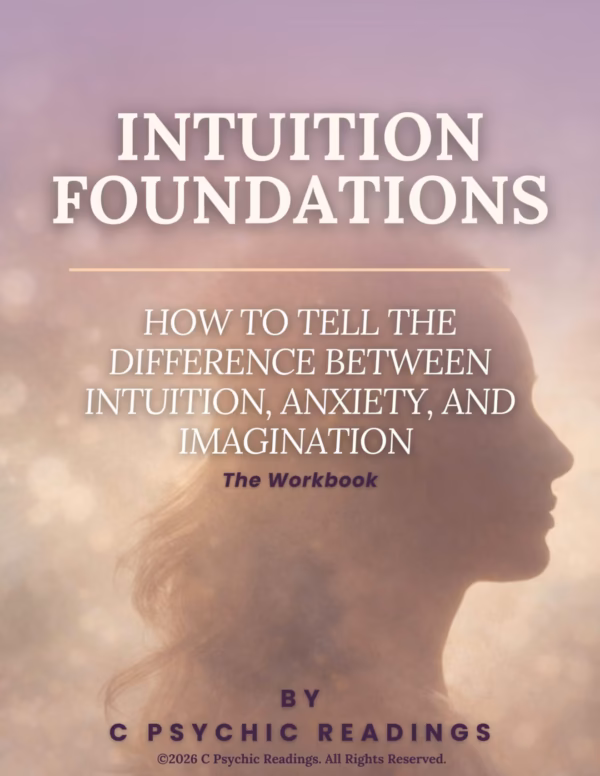 Intuition Foundations - How to Tell the Difference Between Intuition, Anxiety, and Imagination (Digital Workbook and Audio) - $25.00
